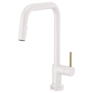 Brizo 64065LF-MWLHP--HLK175-MWPN Jason Wu for Brizo™ SmartTouch® Pull-Down Kitchen Faucet with Square Spout - Less Handle