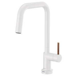 Brizo 64065LF-MWLHP--HLK177-MWWD Jason Wu for Brizo™ SmartTouch® Pull-Down Kitchen Faucet with Square Spout - Less Handle