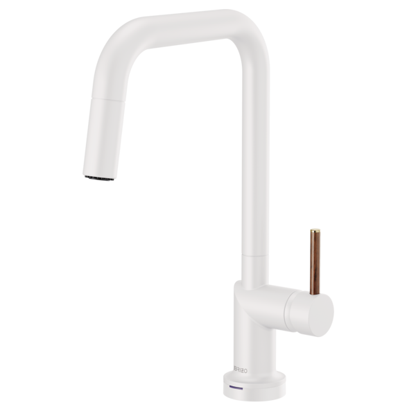Brizo 64065LF-MWLHP--HLK177-MWWD Jason Wu for Brizo™ SmartTouch® Pull-Down Kitchen Faucet with Square Spout - Less Handle