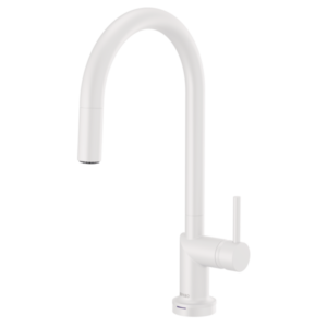 Brizo 64075LF-MWLHP--HLK175-MWPN Jason Wu for Brizo™ SmartTouch® Pull-Down Kitchen Faucet with Arc Spout - Less Handle