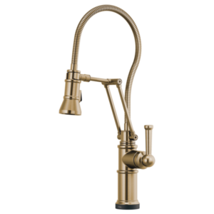 Brizo 64125LF Artesso® SmartTouch® Articulating Kitchen Faucet With Finished Hose