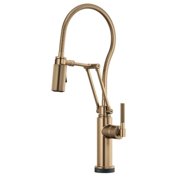 Brizo 64143LF Litze® SmartTouch® Articulating Kitchen Faucet With Finished Hose