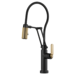 Brizo 64144LF Litze® SmartTouch® Articulating Kitchen Faucet With Finished Hose - Image 3