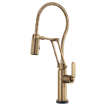 Brizo 64144LF Litze® SmartTouch® Articulating Kitchen Faucet With Finished Hose