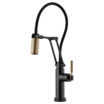Brizo 64243LF Litze® SmartTouch® Articulating Kitchen Faucet with Knurled Handle - Image 3
