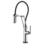Brizo 64243LF Litze® SmartTouch® Articulating Kitchen Faucet with Knurled Handle - Image 2