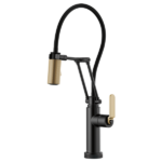 Brizo 64244LF Litze® SmartTouch® Articulating Kitchen Faucet with Industrial Handle - Image 4