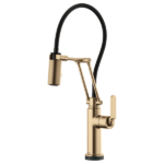 Brizo 64244LF Litze® SmartTouch® Articulating Kitchen Faucet with Industrial Handle