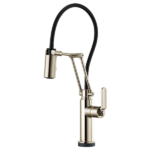 Brizo 64244LF Litze® SmartTouch® Articulating Kitchen Faucet with Industrial Handle - Image 2