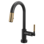 Brizo 64943LF Litze® Smarttouch Pull-Down Prep Faucet with Arc Spout - Knurled Handle - Image 3