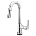 Brizo 64943LF Litze® Smarttouch Pull-Down Prep Faucet with Arc Spout - Knurled Handle - Image 2