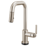 Brizo 64954LF Litze® Smarttouch Pull-Down Prep Faucet with Square Spout - Industrial Handle - Image 4