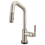 Brizo 64963LF Litze® Smarttouch Pull-Down Prep Faucet with Angle Spout - Knurled Handle - Image 4