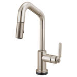 Brizo 64964LF Litze® Smarttouch Pull-Down Prep Faucet with Angle Spout - Industrial Handle - Image 4