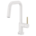 Brizo 64965LF-MWLHP--HLK177-MWWD Jason Wu for Brizo™ SmartTouch® Pull-Down Prep Kitchen Faucet with Square Spout - Less Handle - Image 2