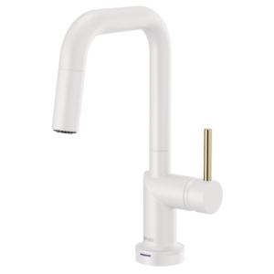 Brizo 64965LF-MWLHP--HLK175-MWPN Jason Wu for Brizo™ SmartTouch® Pull-Down Prep Kitchen Faucet with Square Spout - Less Handle