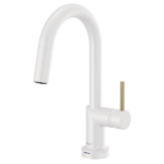 Brizo 64975LF-MWLHP--HLK177-MWWD Jason Wu for Brizo™ SmartTouch® Pull-Down Prep Kitchen Faucet with Arc Spout - Less Handle - Image 2