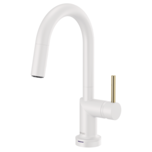 Brizo 64975LF-MWLHP--HLK175-MWPN Jason Wu for Brizo™ SmartTouch® Pull-Down Prep Kitchen Faucet with Arc Spout - Less Handle