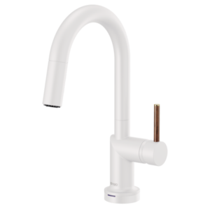 Brizo 64975LF-MWLHP--HLK177-MWWD Jason Wu for Brizo™ SmartTouch® Pull-Down Prep Kitchen Faucet with Arc Spout - Less Handle