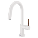 Brizo 64975LF-MWLHP--HLK175-MWPN Jason Wu for Brizo™ SmartTouch® Pull-Down Prep Kitchen Faucet with Arc Spout - Less Handle - Image 2