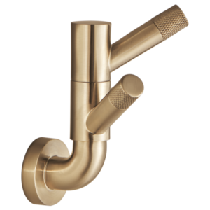 Brizo 693537 Litze® Rotating Double Robe Hook With Knurling
