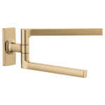 pivoting towel bar