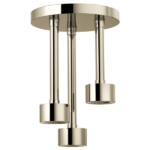 Brizo 81335 Essential™ Shower Series Linear Round Single-Function H2Okinetic® Pendant Raincan Shower Head - Image 6