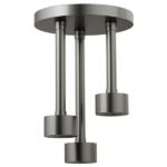 Brizo 81335 Essential™ Shower Series Linear Round Single-Function H2Okinetic® Pendant Raincan Shower Head - Image 7