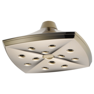 Brizo 81385-2.5 Charlotte® H2Okinetic® Square Raincan Showerhead