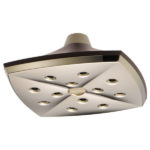 Brizo 81385-2.5 Charlotte® H2Okinetic® Square Raincan Showerhead - Image 3