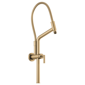 Brizo 81892 Essential™ Shower Series 10 7/16" Linear Round Slide Bar Shower Arm And Flange