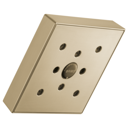 Brizo 87380 Essential H2Okinetic Square Wall Mount Showerhead