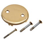 Brizo toe-operated overflow plate
