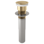 Brizo push button pop-up drain