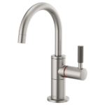 Brizo 61343LF-H Litze® Instant Hot Faucet with Arc Spout and Knurled Handle - Image 4