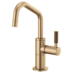 Brizo 61363LF-H Litze® Instant Hot Faucet with Angled Spout and Knurled Handle