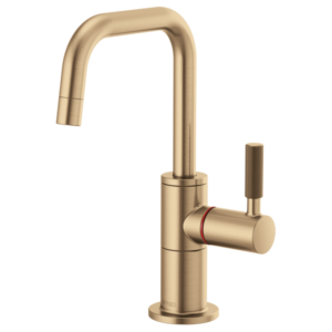 Brizo 61353LF-H Litze® Instant Hot Faucet with Square Spout and Knurled Handle