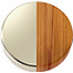 Brilliance® Polished Nickel / Wood