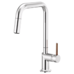 Brizo 63065LF-SLLHP Odin® Pull-Down Faucet with Square Spout - Less Handle - Image 11