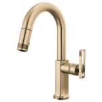 Brizo 63906LF-SSLHP-L Kintsu® Pull-Down Prep Faucet with Arc Spout - Less Handle - Image 8