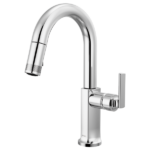 Brizo 63906LF-PCLHP-L Kintsu® Pull-Down Prep Faucet with Arc Spout - Less Handle