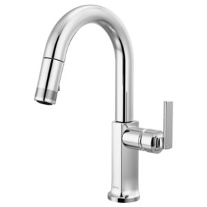 Brizo 63906LF-PCLHP-L Kintsu® Pull-Down Prep Faucet with Arc Spout - Less Handle