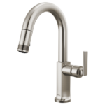 Brizo 63906LF-SSLHP-L Kintsu® Pull-Down Prep Faucet with Arc Spout - Less Handle