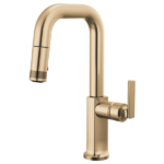 Brizo 63907LF-PCLHP-L Kintsu® Pull-Down Prep Faucet with Square Spout - Less Handle - Image 4