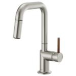 Brizo 63965LF-GLLHP Odin® Pull-Down Prep Faucet with Square Spout - Less Handle - Image 8