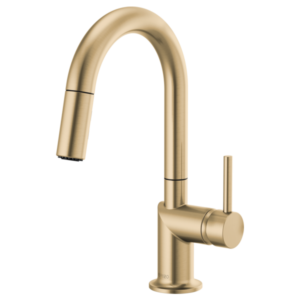 Brizo 63975LF-GLLHP Odin® Pull-Down Prep Faucet with Arc Spout - Less Handle
