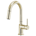 Brizo 63975LF-PNLHP Odin® Pull-Down Prep Faucet with Arc Spout - Less Handle