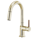 Brizo 63975LF-SLLHP Odin® Pull-Down Prep Faucet with Arc Spout - Less Handle - Image 9