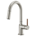 Brizo 63975LF-SLLHP Odin® Pull-Down Prep Faucet with Arc Spout - Less Handle - Image 7