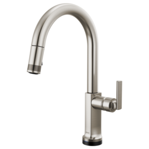 Brizo 64006LF-SSLHP-L Kintsu® SmartTouch® Pull-Down Faucet with Arc Spout - Less Handle